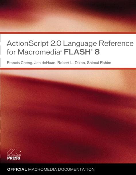 Actionscript 20 Language Reference For Macromedia Flash 8 Peachpit