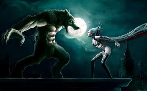Lycan Vs Vampire Werewolf Art Werewolf Vs Vampire Dark Creatures