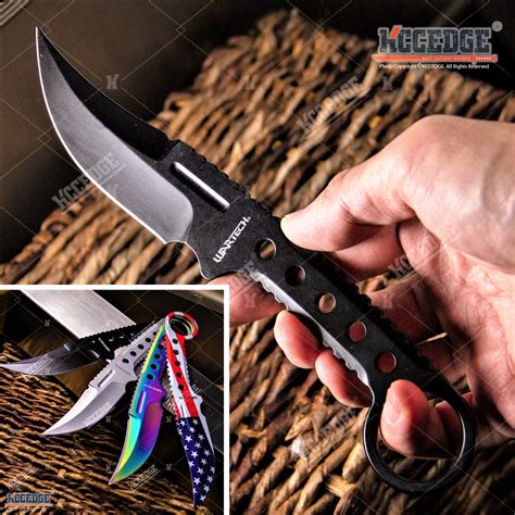 Buy Hunting Survival Full Tang Fixed Blade Kydex Style Sheath Razor