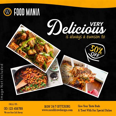 Download Veg Food Mania Restaurant Food Banner Template Coreldraw