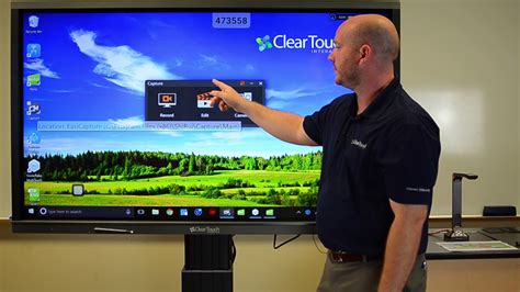 Clear Touch 6000 Series Interactive Panel Demo Youtube