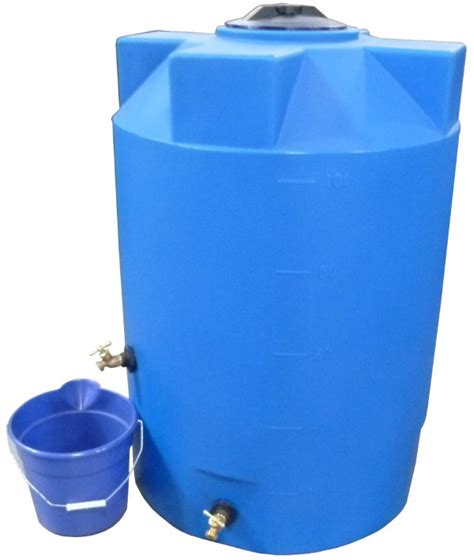 100 Gallon Poly Mart Emergency Water Storage Tank Rainwater