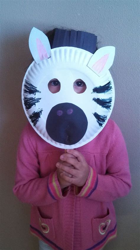 Zoo Crafts Africa Craft Zebra Mask