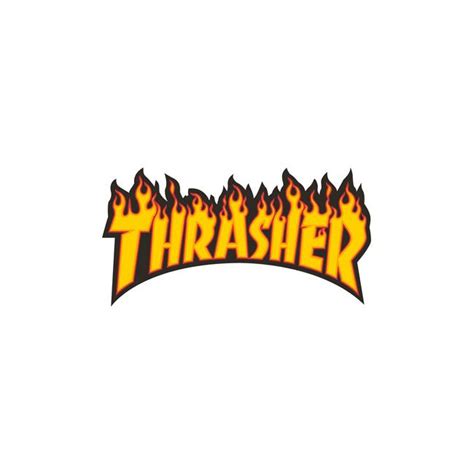 Insane terrain thrasher magazine on amazon.com. Thrasher Magazine Shop - Flame (Med) sticker