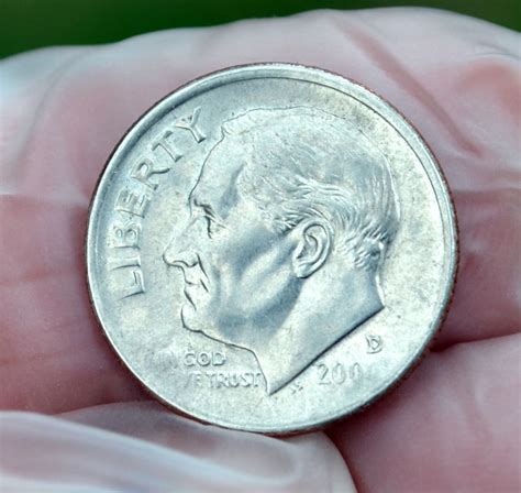 2000 D Roosevelt Dime Error Coin Vintage Collectible Coin Etsy