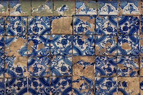 Azulejos Lisboa Tiles Quilts Blanket