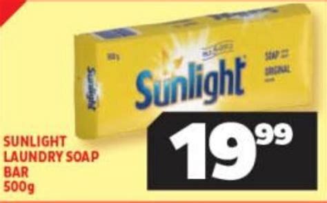 Sunlight Laundry Soap Bar 500g Offer At Usave