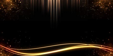 Domineering Black Gold New Year Party Background Material Domineering