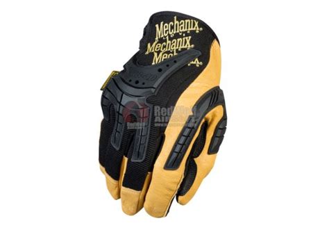 Mechanix Wear Gloves Cg Heavy Duty Black Leather L Size Redwolf