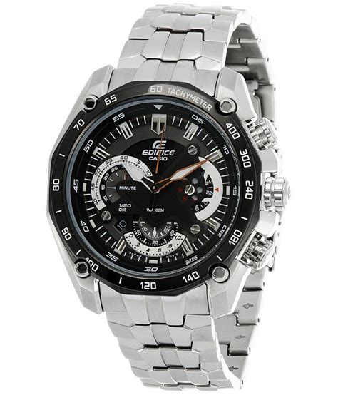 casio edifice tachymeter chronograph black dial men s watch ef 550d 1avdf ed390 price in