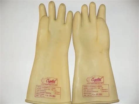 Rubber Off White Electrical Kv Hand Safety Gloves At Rs Pair In New Delhi