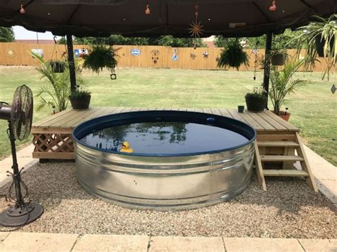 How To Build And Decorate A Stock Tank Pool