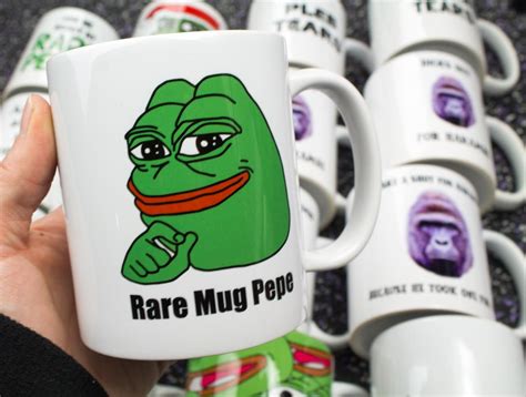 Rare Pepe Pepe The Frog Coffee Mug Pepe The Frog Cup Meme