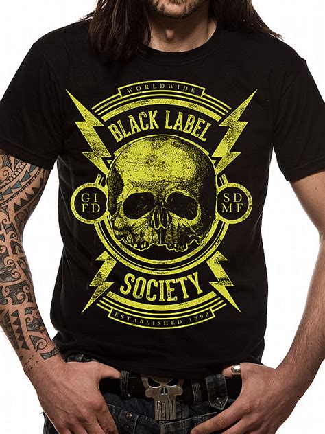 Black Label Society Tričko Skull Pánské Musicwear Trička Mikiny