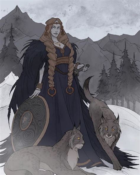 Freyja Norse Goddess Of Love Witchcraft And War — Kajora Lovely Norse Goddess Norse