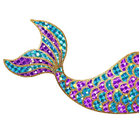 Transparent Mermaid Clipart Glitter Mermaid Tail Clipart Hd Png The