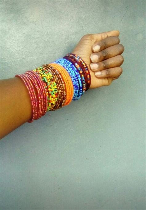 On Sale African Beaded Bracelet African Women Bracelet Etsy