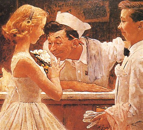 1957after The Prom By Norman Rockwell Detail Flickr
