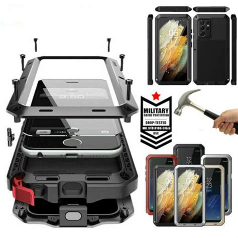 Metal Aluminium Case Cover For Samsung Galaxy S23 S22 S21 Ultra S10 8