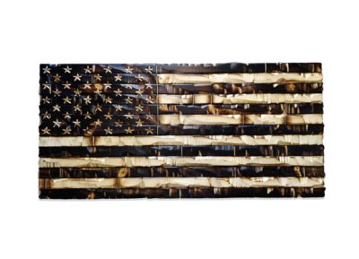 Patriot Edition American Flag 59x32 | American flag wood, Rustic american flag, Rustic wood