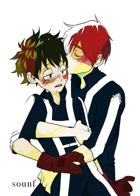 Deku X Todoroki By Sounf On Deviantart