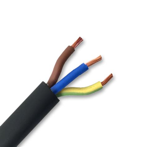 4mm² 3 Core Rubber Flexible Ac Cable Per Metre Plug In Solar
