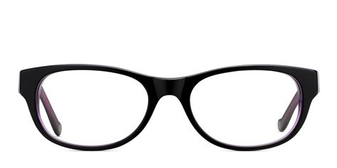 muse m1215 black w purple prescription eyeglasses