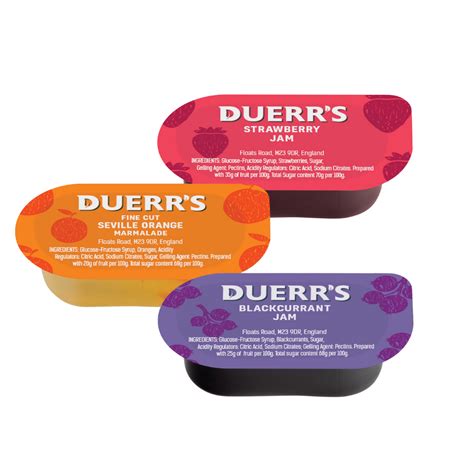 Duerrs Assorted Jam Portions 20g Aimia