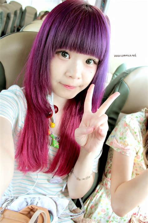 The flamingo pink hair color is rich and full of body and depth. Cominica Blog ♔: My new Purple Pink Hair