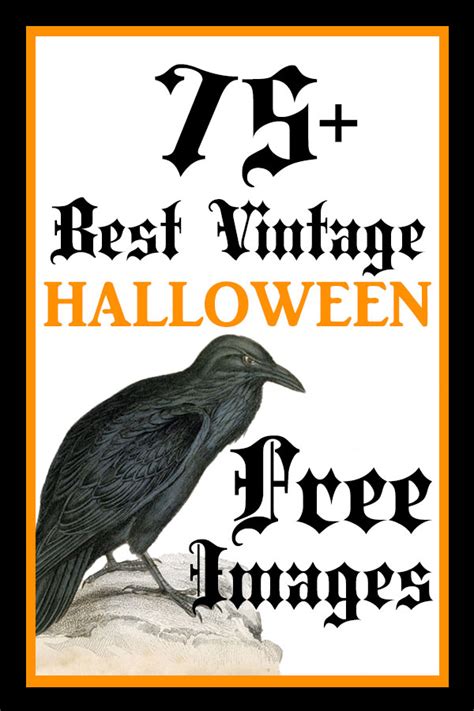 Free Vintage Halloween Printables
