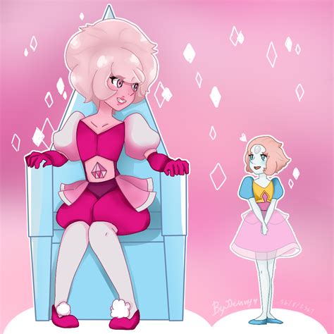Steven Universe Pink Diamond And Pearl By Cutetyjenny On Deviantart