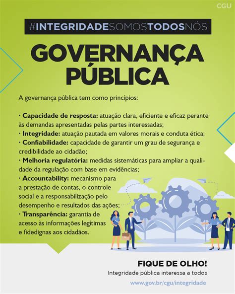 Pró Reitoria De Planejamento Proplan Princípios Da Governança Pública