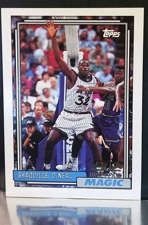 Check spelling or type a new query. Shaquille O'Neal Rookie 1992-93 Topps #362 Orlando Magic NBA Star HOF | Shaquille o'neal ...