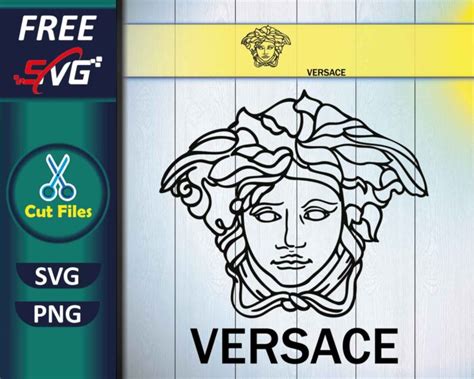Versace Medusa Logo SVG Free Free SVG Files