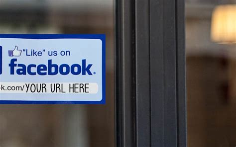Custom Facebook Page Url Decals For Sale Bit Social Media