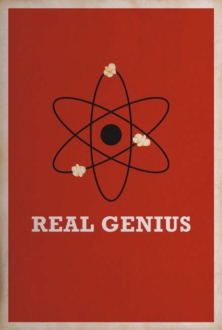 Real Genius By Matt Owen Real Genius Film Posters Minimalist