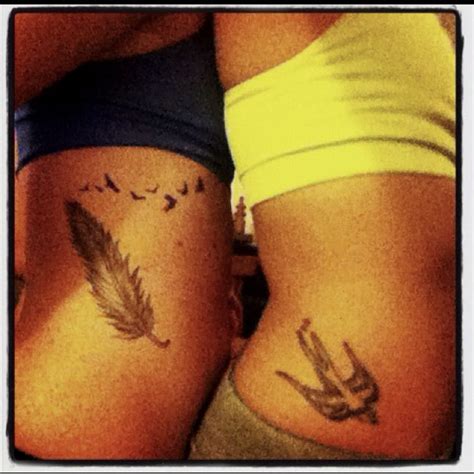 Laura Best Friends Tattoos You Wanted The Bird And I Wanted The Feather Lol Maybe Not So Big