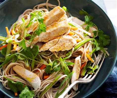 Ginger Chicken With Soba Noodles Recipe Food To Love
