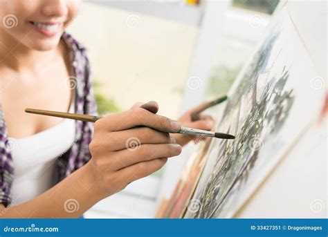 Talented artist stock image. Image of cropped, drawing - 33427351
