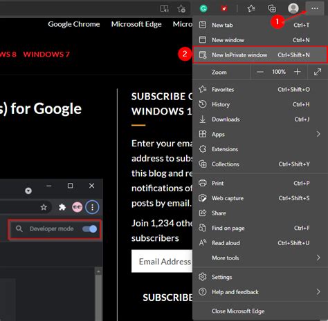 How To Open Inprivate Browsing In Microsoft Edge Gear Up Windows