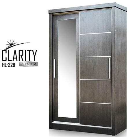 Jual Clarity Premium Lemari Pakaian Pintu Sliding Cermin Hl M Di