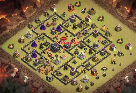 16 Best TH9 War Base Anti 3 Star 2021 New Clash Of Clans Game