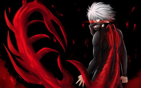 Download Wallpapers Ken Kaneki Artwork Red Eyes Tokyo Ghoul