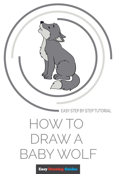 How To Draw A Baby Wolf Really Easy Drawing Tutorial Easy Drawings
