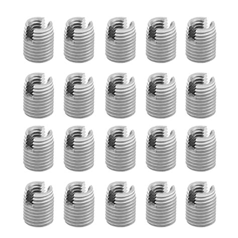 M4 X 8mm Self Tapping Thread Inserts 20pcs Helical Screw Threaded