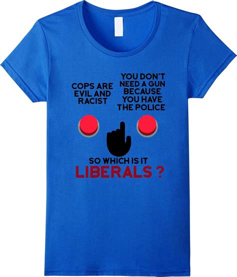 Funny Liberal Gun Control Violence Conservative Tee Shirt Clothing