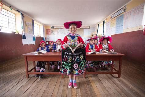 Traditional Peruvian School Cusco Peru By Stocksy Contributor