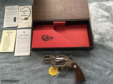 Colt Python 357 Magnum 2 12 Bright Nickel Mfg 1968 New Unturned