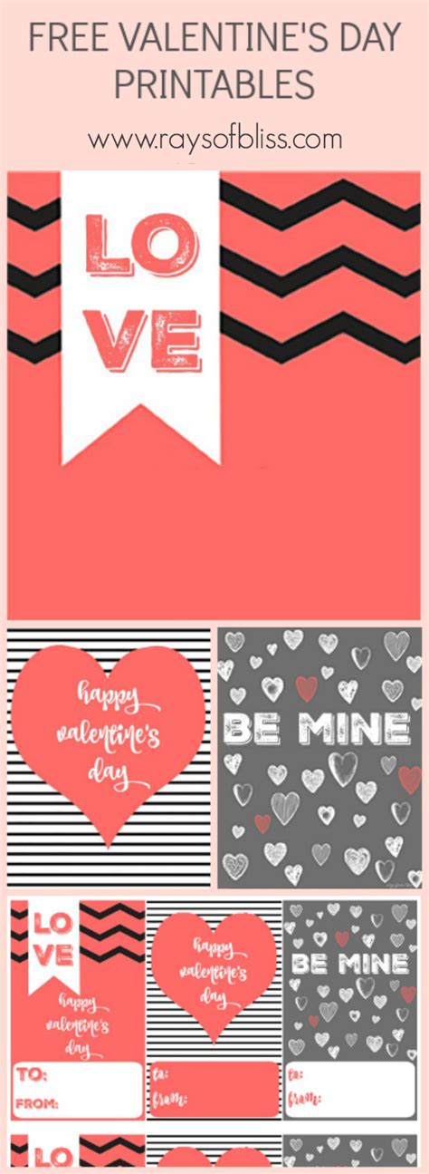 Free Modern Valentines Day 8x10 Printable Art And Valentines Cards