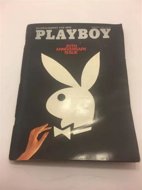 Vintage Playboy Magazine January Retro Birthday Gift For Men